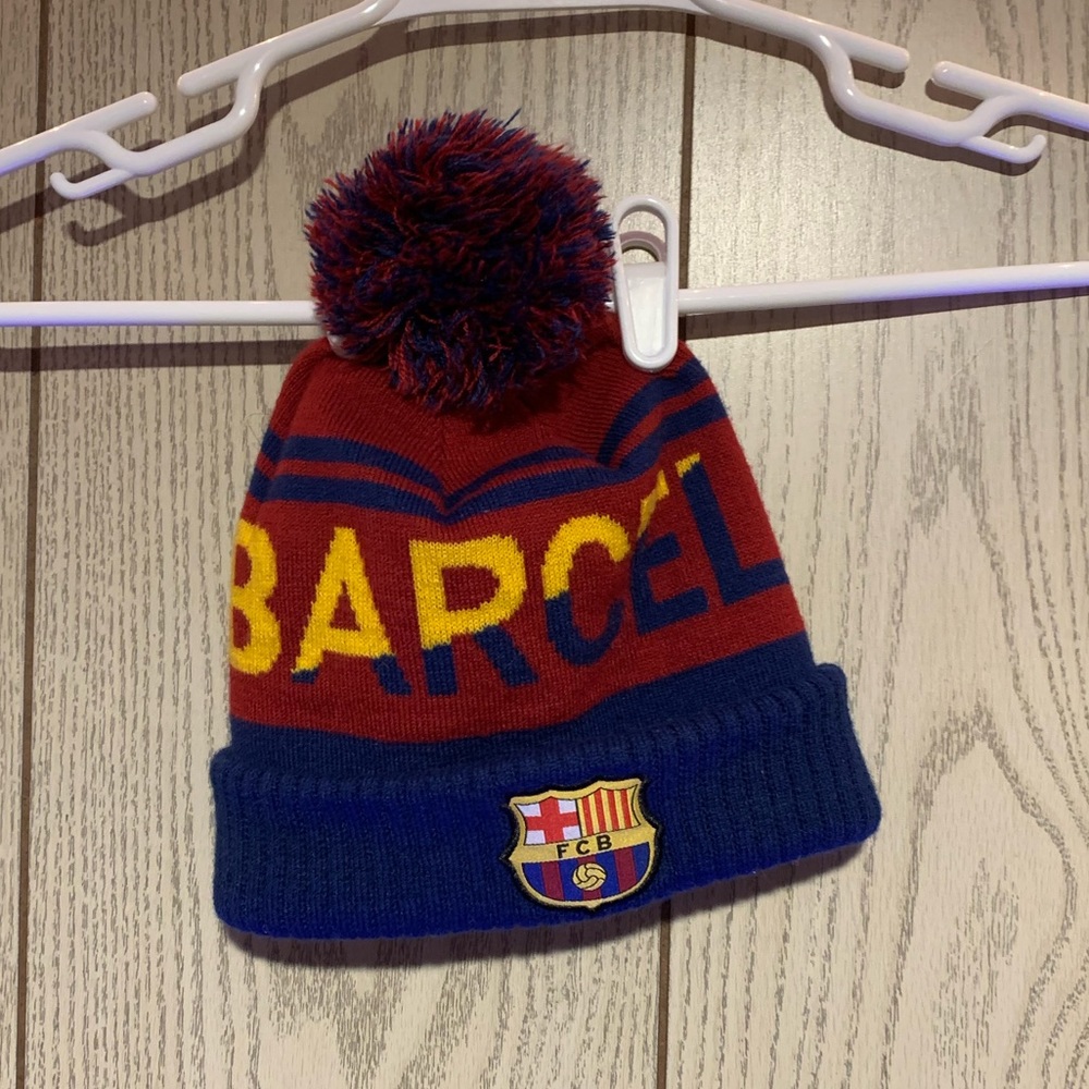 FC Barcelona Football/Soccer Men’s Beanie One Size.
